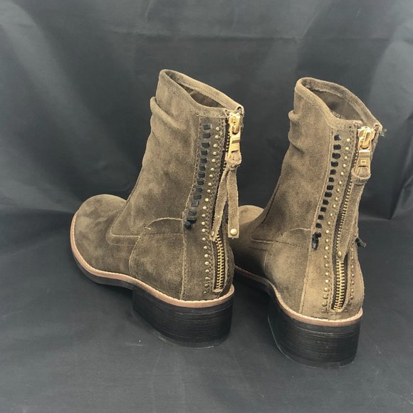 NWOB Lucca Lane Carolsue Suede Booties - Picture 4 of 6